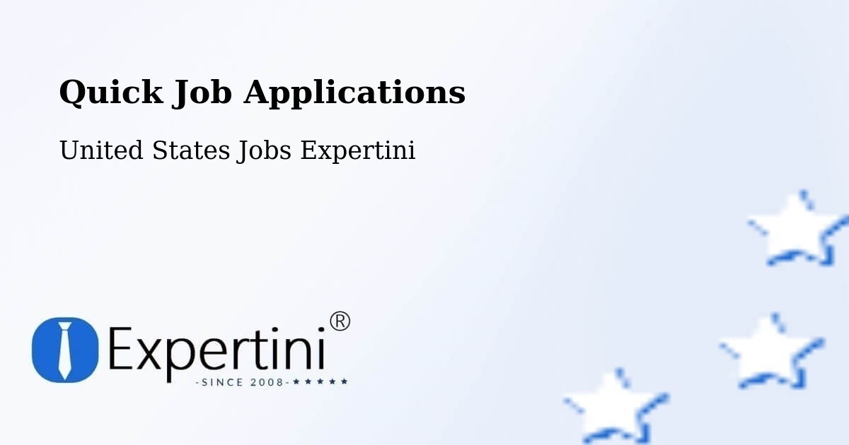 Quick Apply Feature – Fishers - United States Jobs Expertini